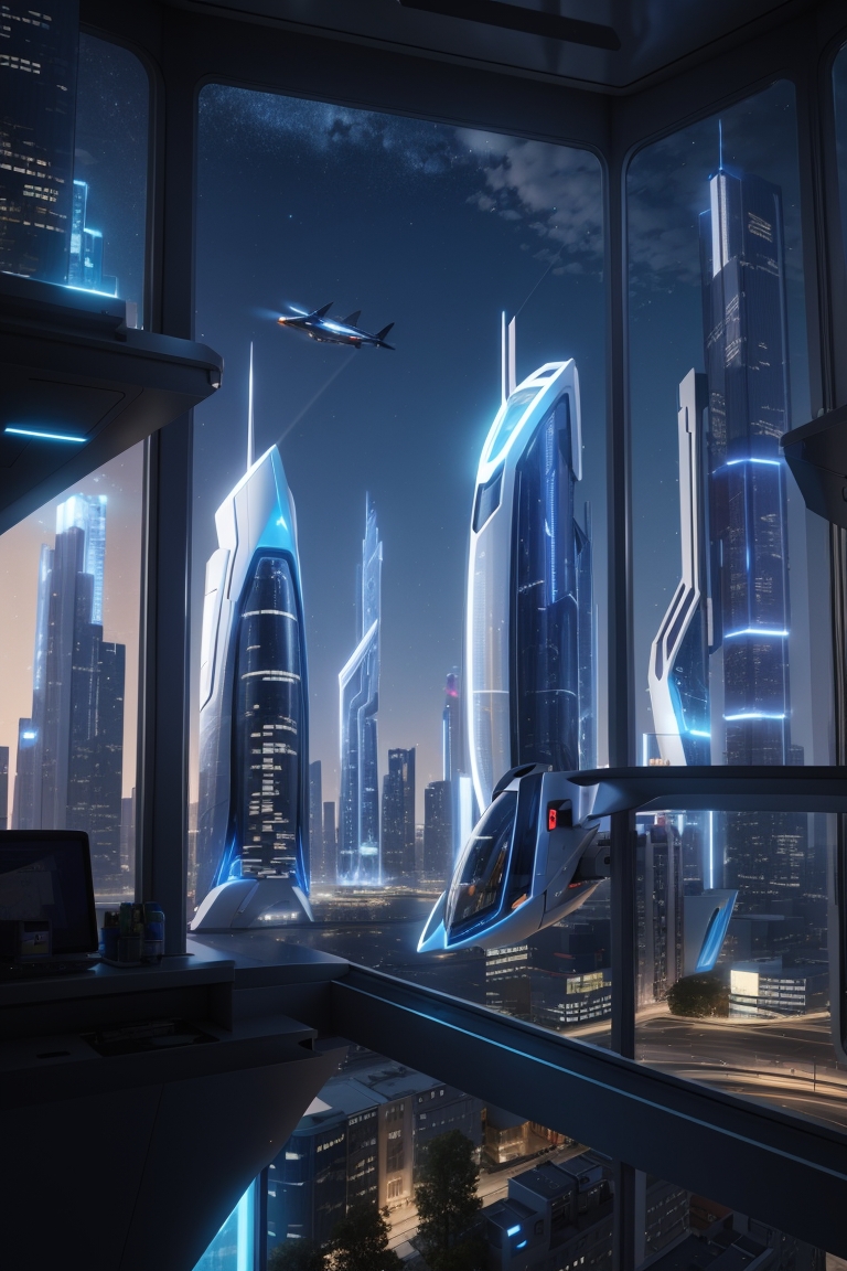 DreamShaper_v7_view_from_the_window_of_the_city_of_the_future_0